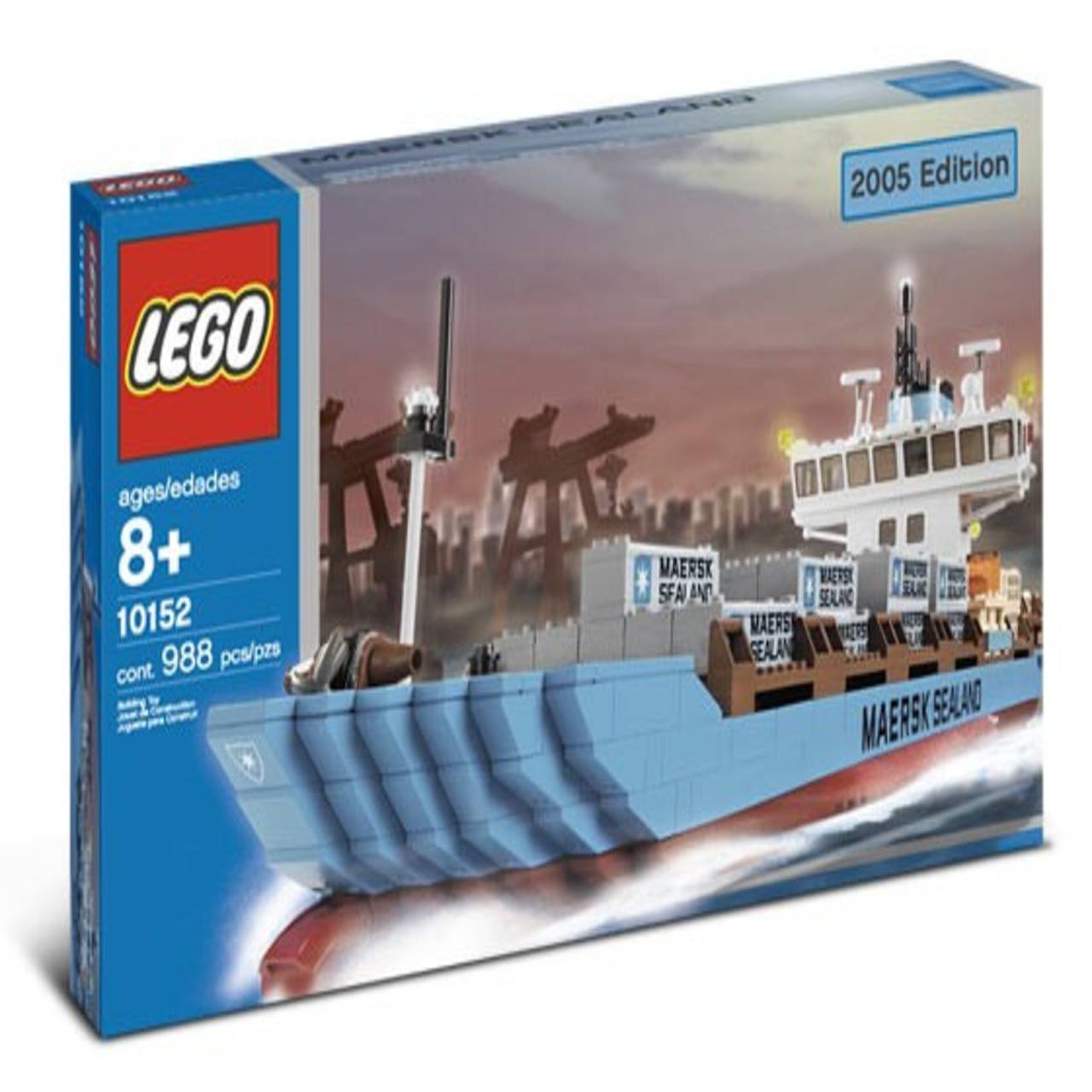 LEGO® 10152-2 - Maersk Sealand Container Ship 2005 Edition | Equivesta