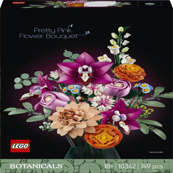 LEGO® 10342 - Schöner Rosafarbener Blumenstrauss