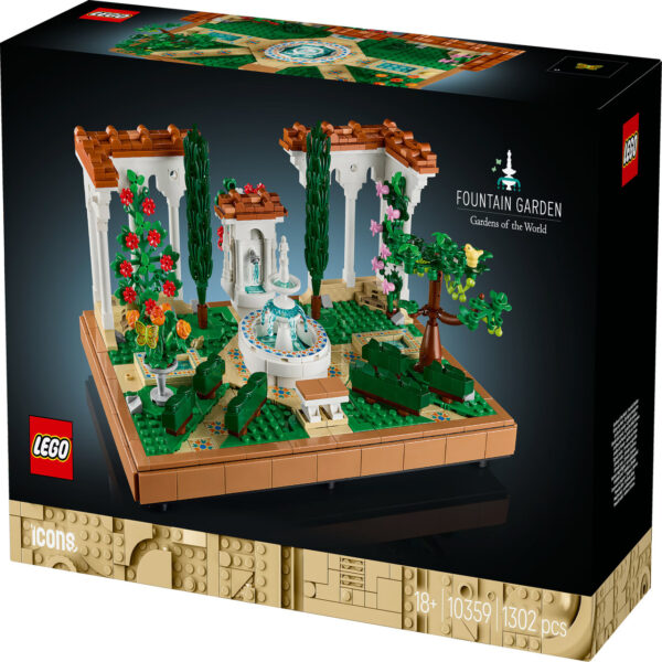 LEGO® ICONS 10359 - Springbrunnen Garten