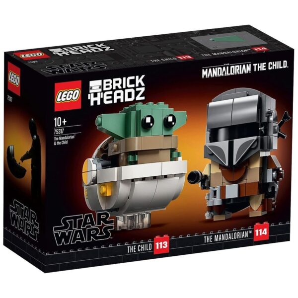 LEGO® Star Wars Brick Headz 75317 - Der Mandalorianer und das Kind