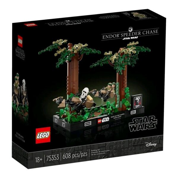 LEGO® Star Wars 75353 - Verfolgungsjagd auf Endor – Diorama