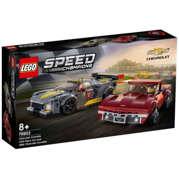 LEGO® Speed Champions 76903 - Chevrolet Corvette C8.R und 1968 Chevrolet Corvette