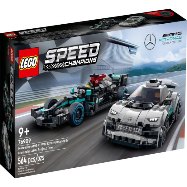 LEGO® Speed Champions 76909 - Mercedes-AMG F1 W12 E Performance & Mercedes-AMG Project