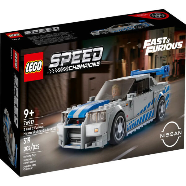 LEGO® Speed Champions 76917 - 2 Fast 2 Furious – Nissan Skyline GT-R (R34)