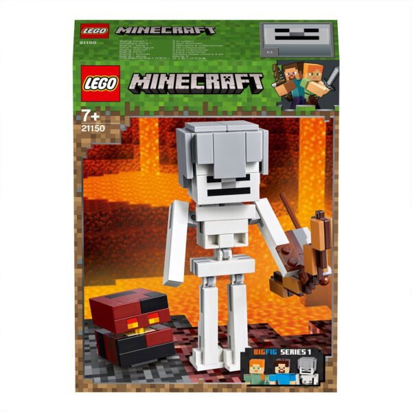 LEGO® Minecraft 21150 - BigFig Skelett mit Magmawürfel