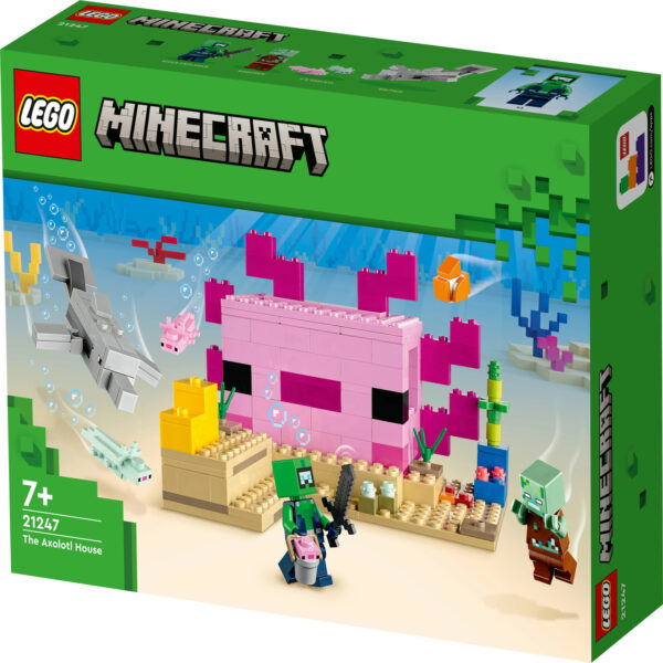 LEGO® Minecraft 21247 - Das Axolotl-Haus