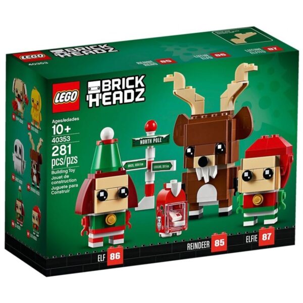 LEGO® BrickHeadz 40353 - Reindeer, Elf & Elfie - Christmas