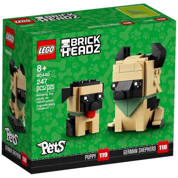 LEGO® BrickHeadz 40440 - German Shepherd & Puppy