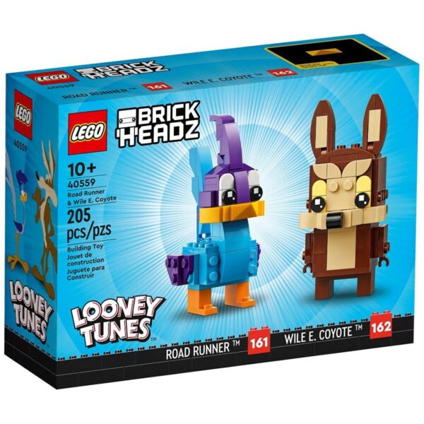LEGO® BrickHeadz 40559 - Road Runner & Wile E. Coyote