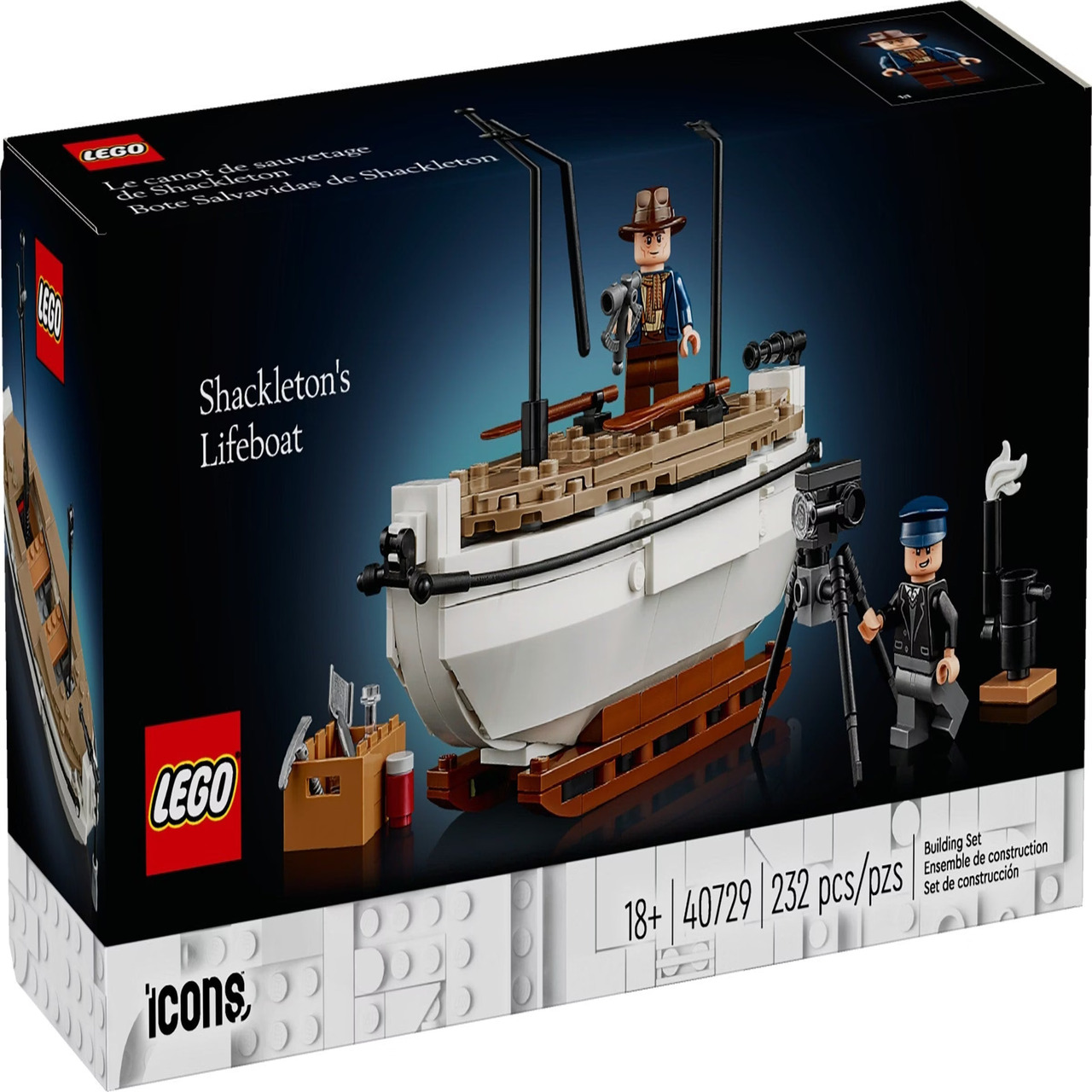 LEGO® Icons 40729 - Shackletons Rettungsboot