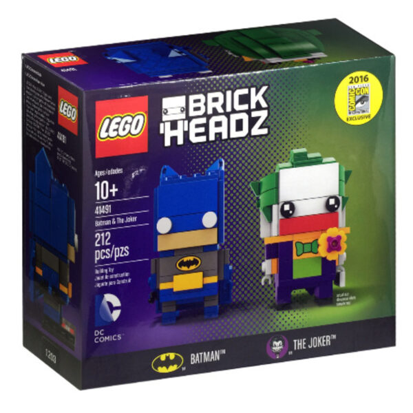 LEGO® BrickHeadz 41491 - Batman & The Joker - San Diego Comic-Con 2016 Exclusive