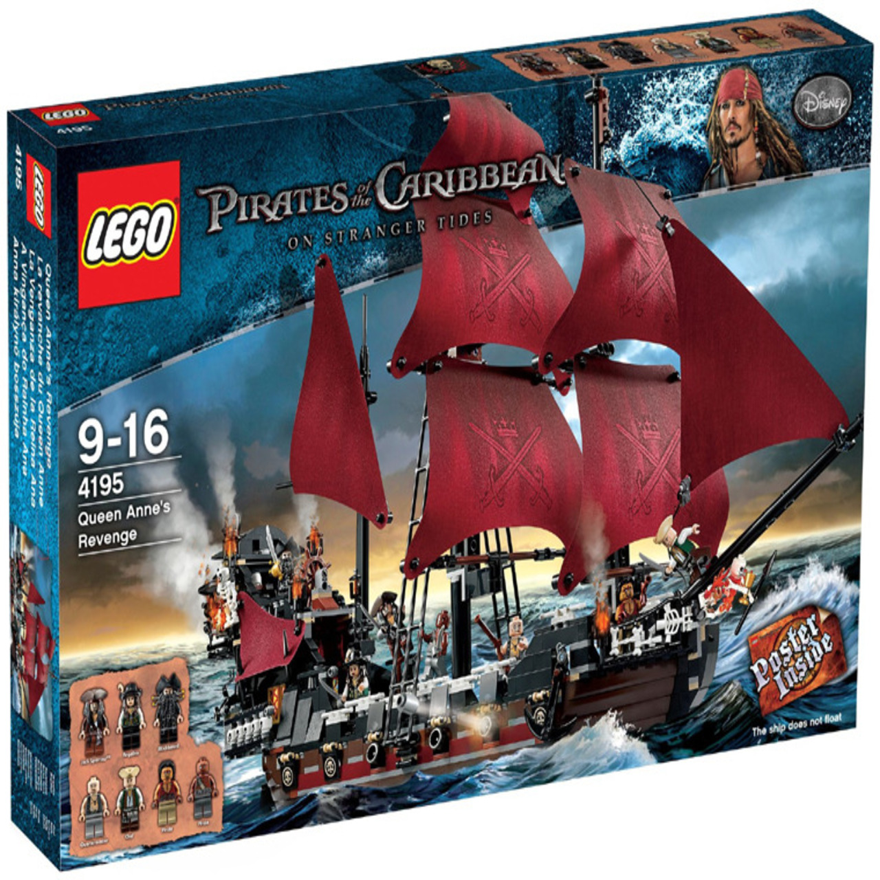 LEGO® Pirates of the Caribbean™ 4195 - Queen Anne's Revenge | Equivesta