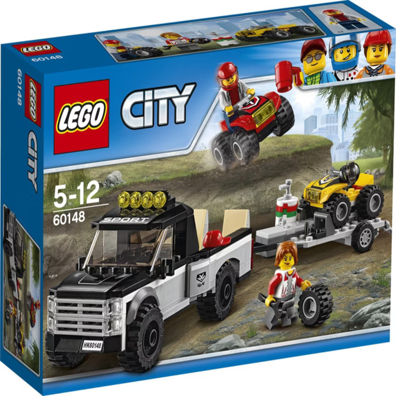 LEGO® City 60148 - Quad-Rennteam