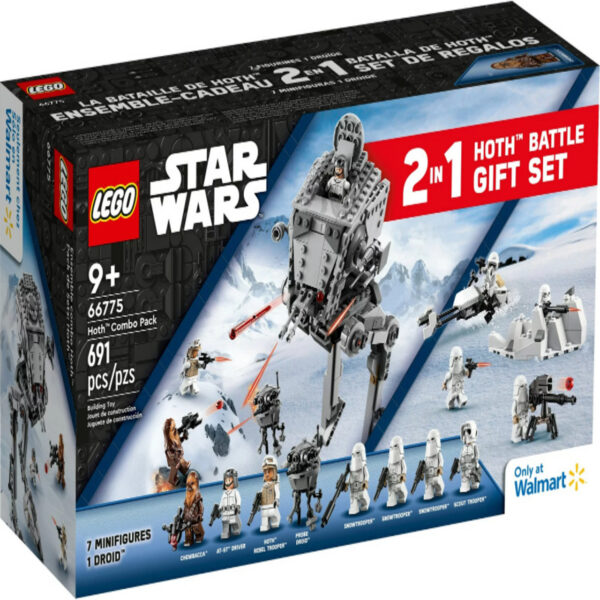 LEGO® Star Wars 66775 - Star Wars Bundle Pack, 2 in 1 Hoth Battle Gift Set (Sets 75320 and 75322) - Hoth Combo Pack