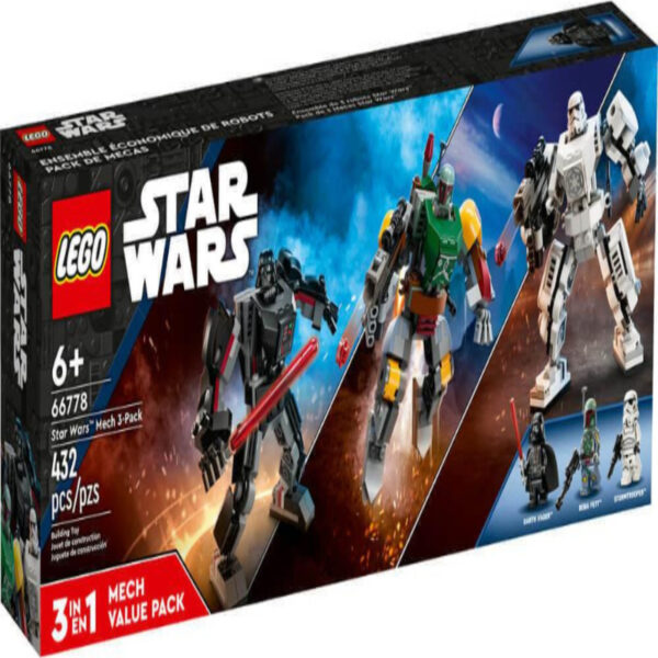 LEGO® Star Wars 66778 - Star Wars Bundle Pack, 3 in 1 Mech Value Pack (Sets 75368, 75369, and 75370) - Star Wars Mech 3-Pack