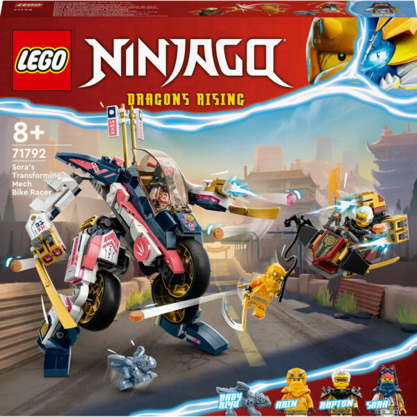 LEGO® NINJAGO 71792 - Sora's Transforming Mech Bike Racer