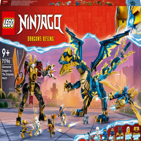 LEGO® NINJAGO 71796 - Kaiserliches Mech-Duell gegen den Elementardrachen