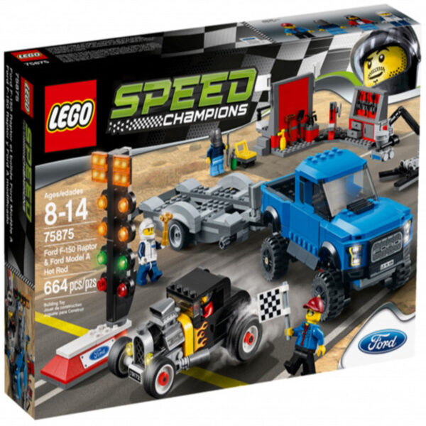 LEGO® Speed Champions 75875 - Ford F-150 Raptor & Ford Model A Hot Rod