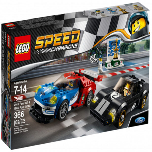 LEGO® Speed Champions 75881 - 2016 Ford GT & 1966 Ford GT40