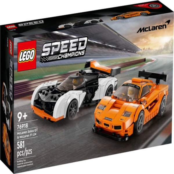 LEGO® Speed Champions 76918 - McLaren Solus GT & McLaren F1 LM