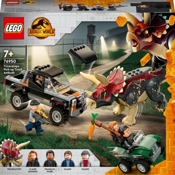 LEGO® Jurassic World 76950 - Angriff eines Triceratops auf einen Pick-up-Truck