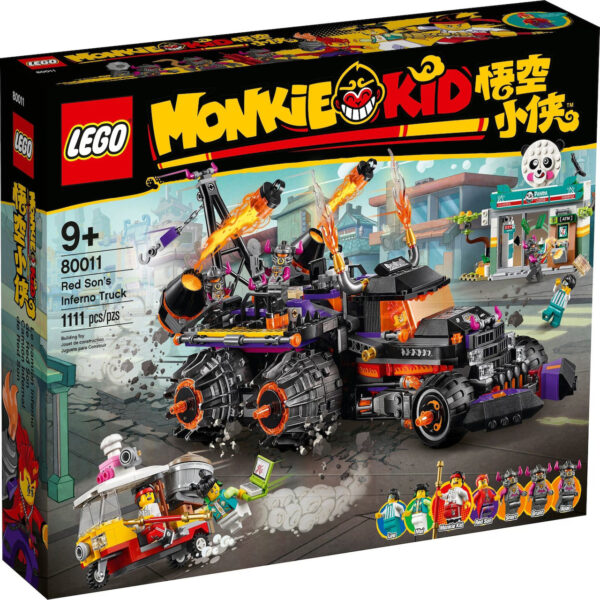 LEGO® Monkie Kid 80011 - Red Sons Inferno-Truck