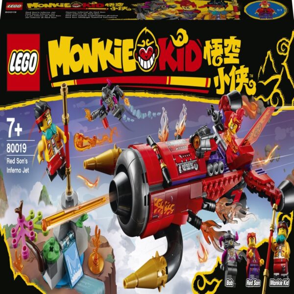 LEGO® Monkie Kid 80019 - Red Sons Inferno-Jet