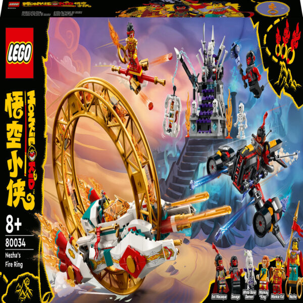 LEGO® Monkie Kid 80034 - Nezhas Feuerreifen