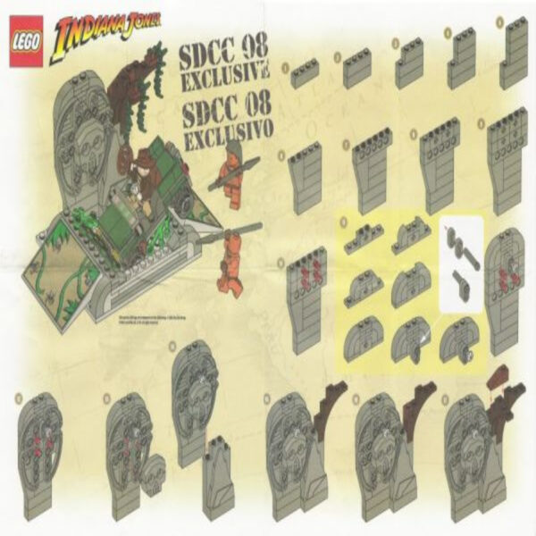 LEGO® Indiana Jones comcon002 - Indiana Jones BrickMaster Pack - San Diego Comic-Con 2008 Exclusive